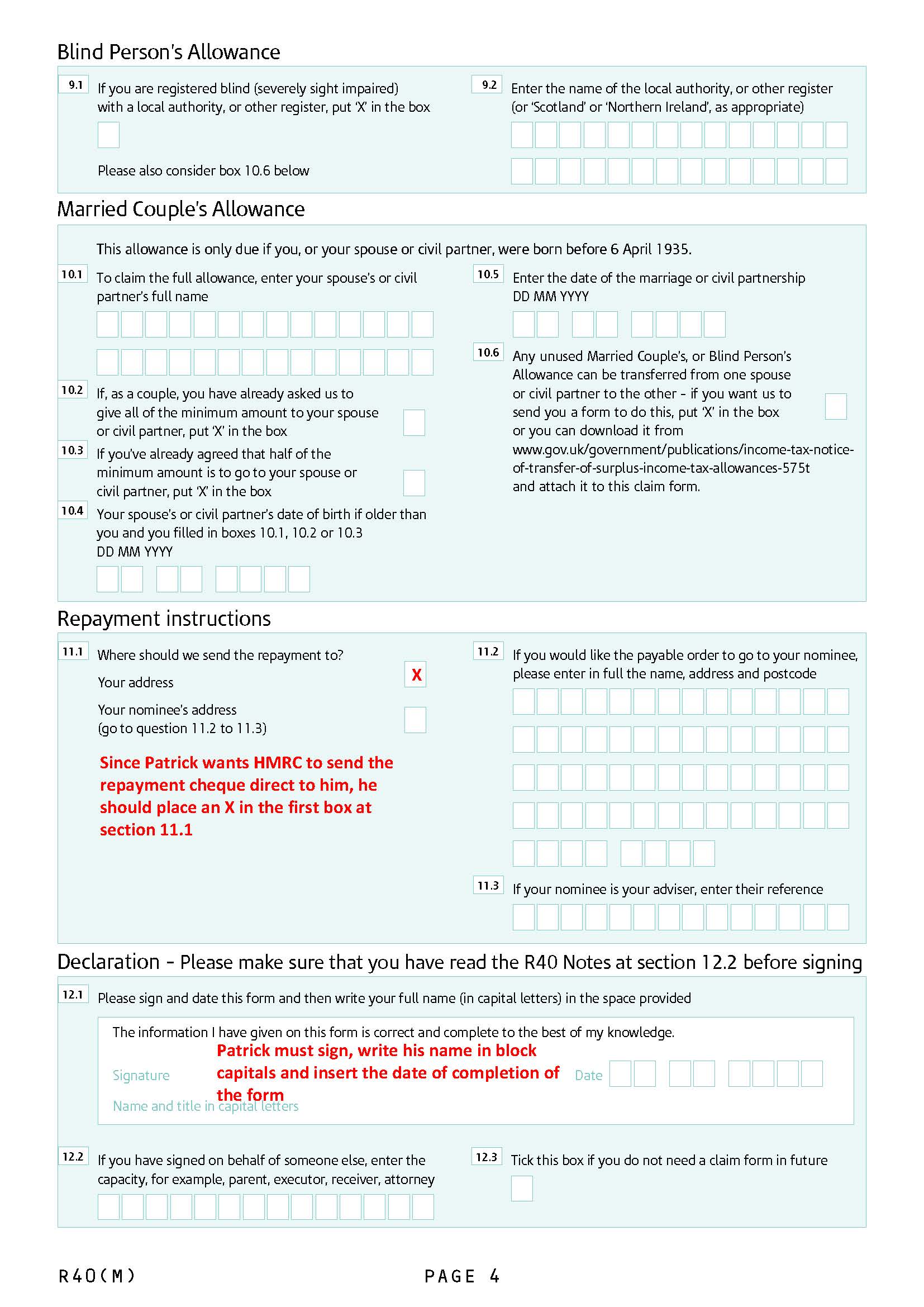 r40-claim-for-repayment-of-tax-deducted-from-savings-and-investments